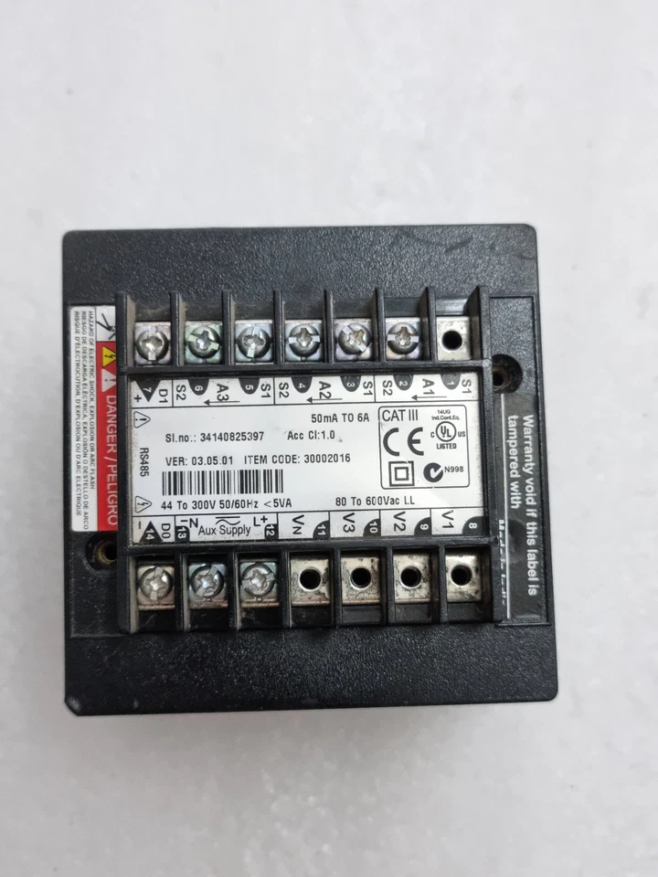 Used Working Schneider Electric Conzerv EM6433 Energy Meter EM6433 Free Ship